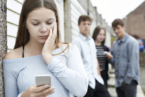 Teenage Girl Victim Of Bullying By Text Messaging