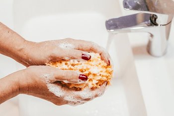 Washing hands