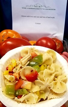 Tomatoes grown at The Community's Garden