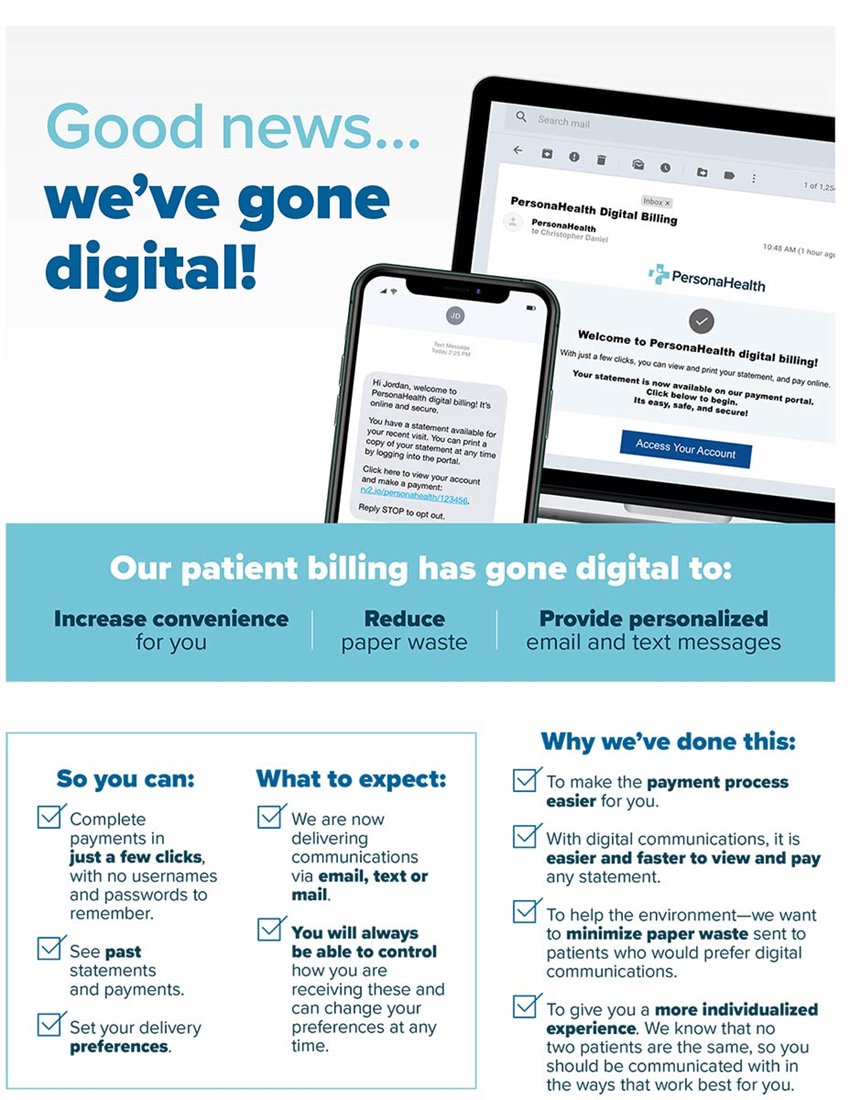DCMC digital first billing flyer