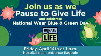 Donate Life Flag Raising