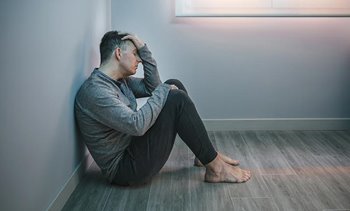 Man with depression